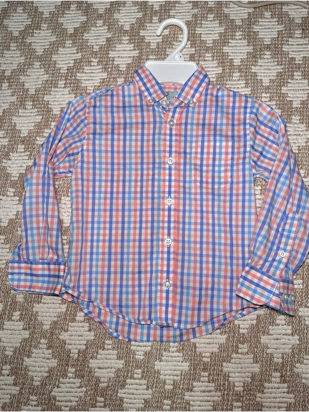 Boys Plaid Button-Down Shirt